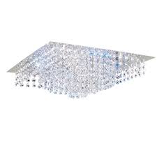 [8430-68-cro] LÍNEA ALESSANDRA PLAFONES DE CRISTAL 4 luces.  Ø 400 X 400 Ronda