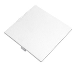 [15502-70-bla] Tapa Ciega PVC Cuadrada 10x10  blanco San Justo