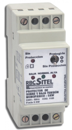 [1105-66] PROTECTOR DE SOBRE Y BAJA TENSION MONOFASICO - 5KW RBC-Sitel