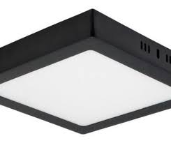 PLAFÓN LED DE APLICAR 18W CUADRADO NEGRO TACOMA