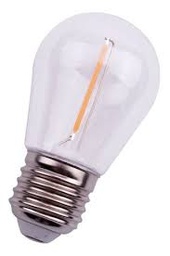 [404515-44-nar] LAMP. LED FILAMENTO 1W S14 PC - E27 - NARANJA Interelec