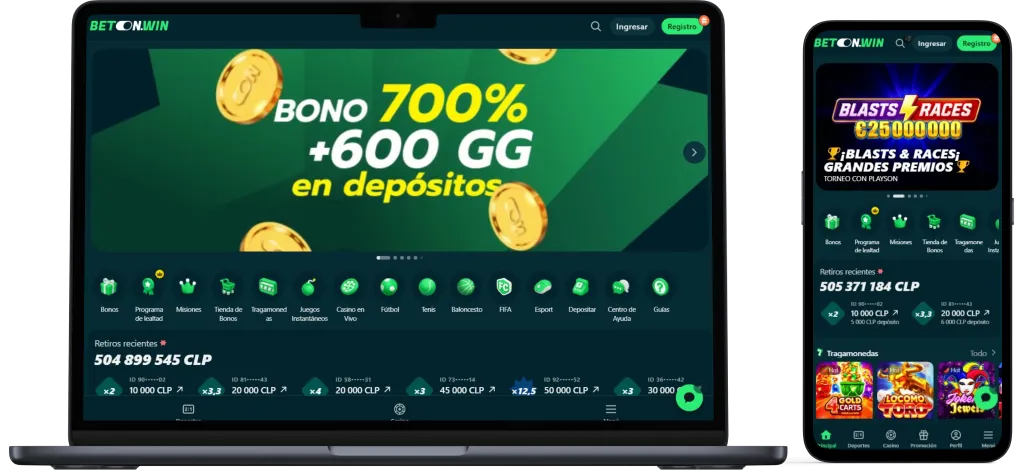 betonwin desktop mobile